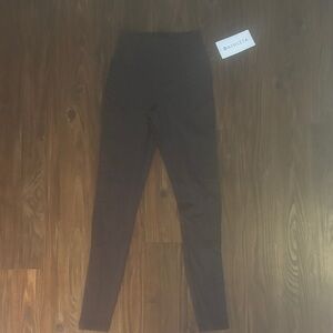 Athleta Black High-Rise Delancy Moto Tight/Leggings NWT